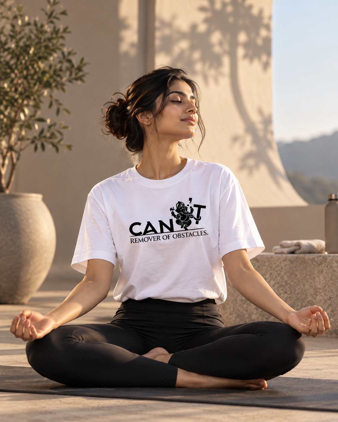 Ganesha Graphic T-Shirt – White
