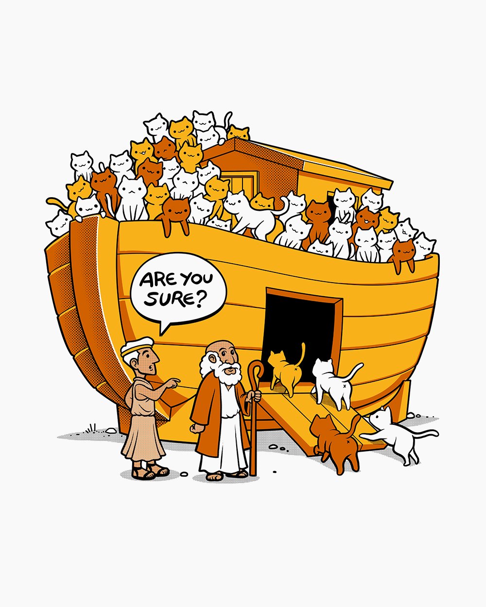 Noah's Ark Cat T-Shirt